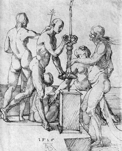 Albrecht Durer Male and Female Nudes